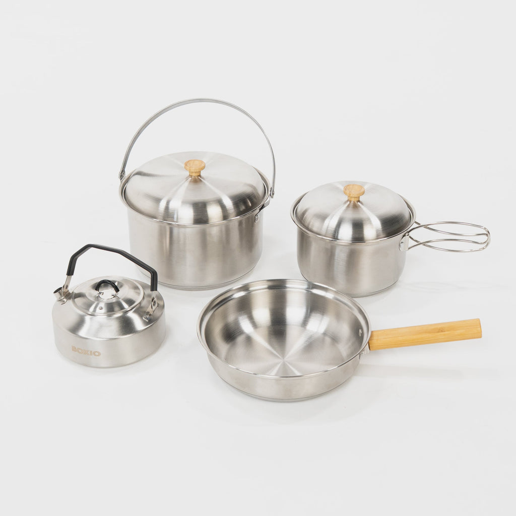 BOXIO COOKWARE Set im BOXIO COOK verstaut