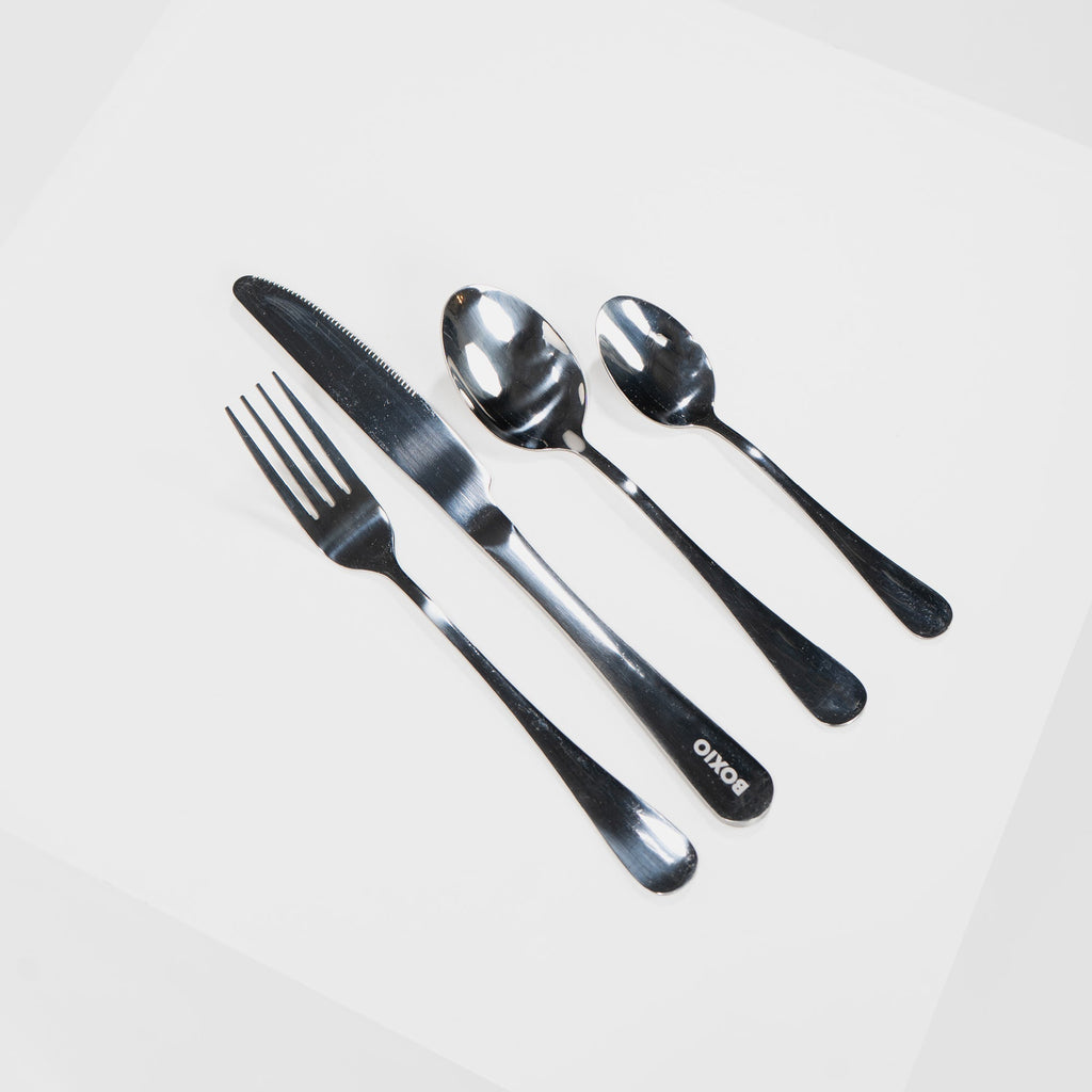 BOXIO EAT Campingbesteck-Set aus Edelstahl
