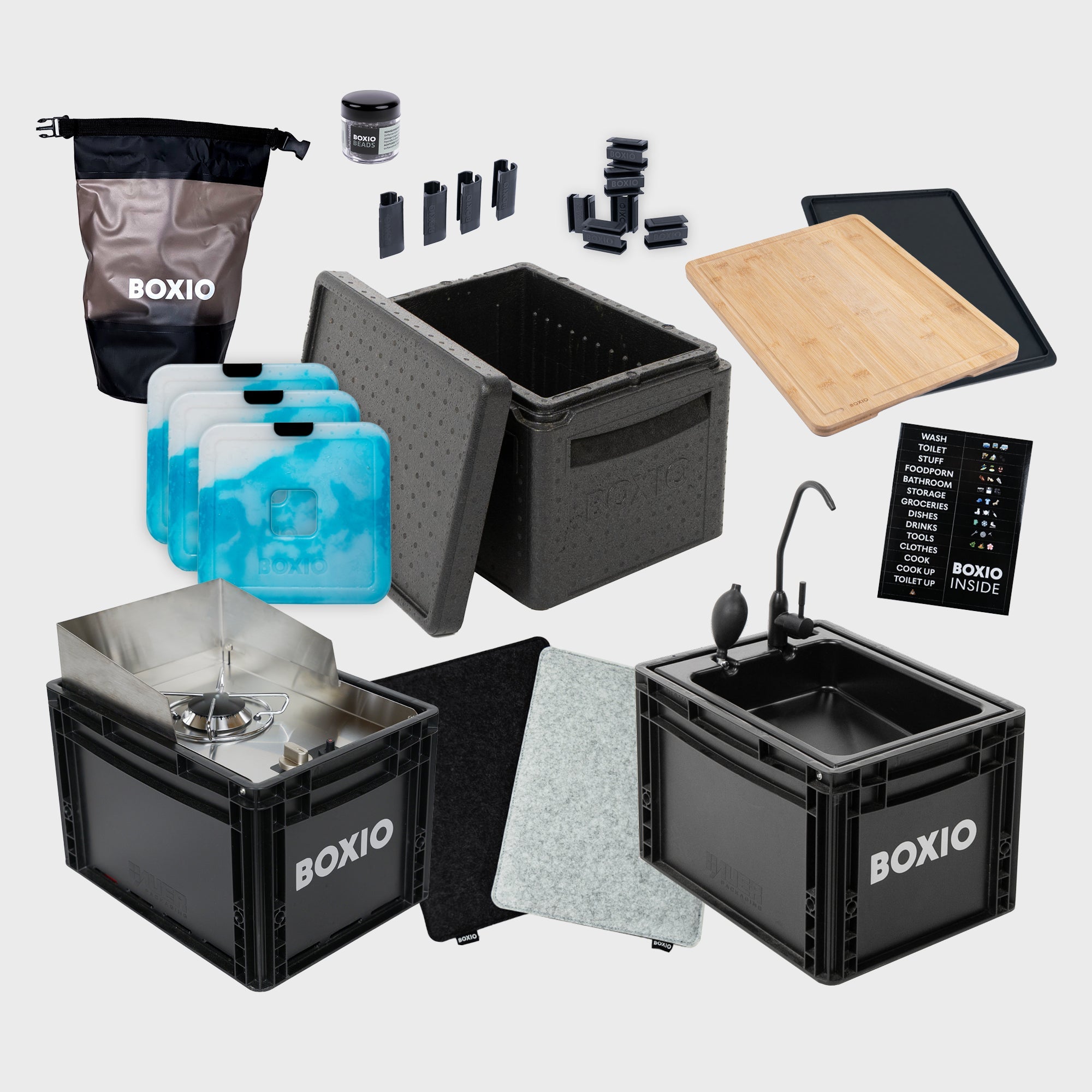 BOXIO KITCHEN BUNDLE Outdoorküche fürs Camping