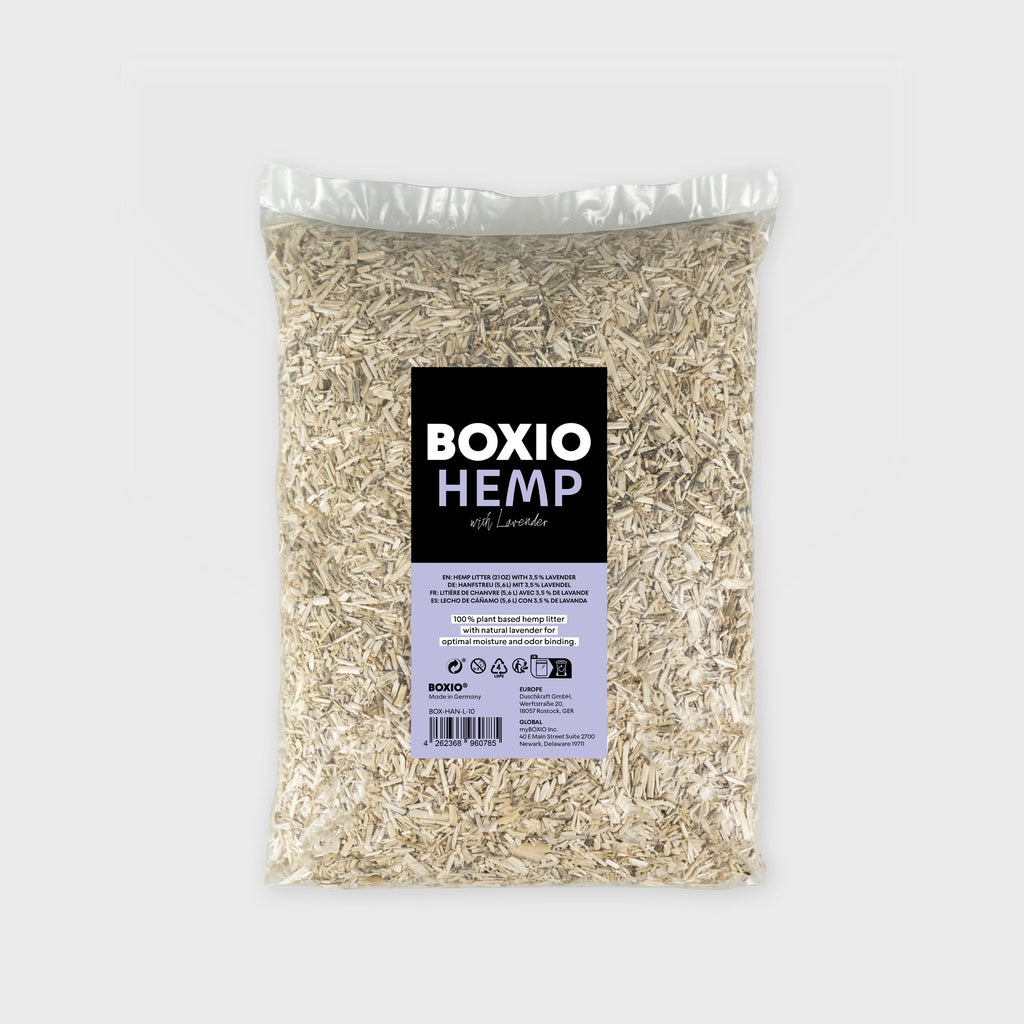 BOXIO HEMP Hanfstreu Lavendel für Trenntoilette