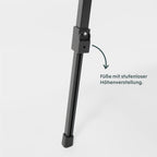 BOXIO TABLE zusammengefaltet mit Tragetasche
