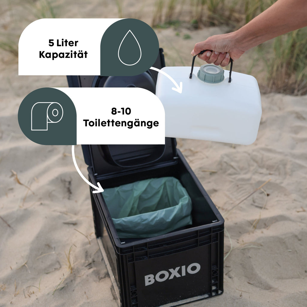 BOXIO TOILET Trenntoilette im Einsatz