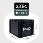 BOXIO TOILET PLUS Masse und Gewicht der Trenntoilette